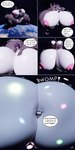 anthro astronomical_hyper big_breasts big_butt breast_expansion breast_squish breasts butt butt_expansion earth expansion female floating galaxy genital_expansion genitals growing hand_on_breast huge_breasts huge_butt hyper hyper_breasts hyper_butt macro planet plump_labia pussy pussy_expansion sitting solo sound_effects space speech_bubble squish swelling terra_macro text darkdraketom aleydra_(vauvenader) bovid bovine fish hybrid mammal marine shark 1:2 3d_(artwork) absurd_res blender_(artwork) comic digital_media_(artwork) english_text hi_res