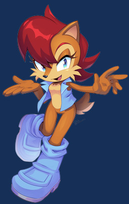 anthro blue_clothing blue_eyes blue_shirt blue_topwear boots breasts brown_body brown_fur clothing featureless_breasts featureless_crotch female footwear fur hair red_hair shirt shoes small_breasts solo tail topwear drawloverlala archie_comics sega sonic_the_hedgehog_(archie) sonic_the_hedgehog_(comics) sonic_the_hedgehog_(series) sally_acorn mammal rodent sciurid tree_squirrel 2026 absurd_res alpha_channel hi_res