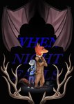 anthro antlers duo fanfiction female horn male male/female upplet wings kikis-art-journey disney zootopia fan_character judy_hopps nick_wilde canid canine fox lagomorph leporid mammal rabbit red_fox true_fox cover