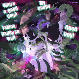 anal anal_penetration andromorph anthro bdsm bodily_fluids daddy_kink dialogue drooling genital_fluids good_boy headpat heart_eyes heart_symbol intersex neck_bulge oral oral_penetration overweight pawpads penetration petplay petting plant plant_tentacles praise puppyplay roleplay saliva tentacles vaginal_fluids vine_bondage vine_tentacles vines darlingsocks human_domestication_guide hybrid mammal murid murine rat rodent 1:1 trans_(lore) trans_man_(lore)