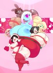 1_eye :3 angry anthro areola big_breasts big_butt black_hair blonde_hair blue_body breast_squish breasts brown_body brown_hair butt butt_squish christmas_clothing christmas_headwear clothing convenient_censorship costume deep_skin eyelashes female freckled_breasts freckled_butt freckles frown glistening glistening_body green_eyes group hair hat headgear headwear holidays huge_breasts huge_butt hyper hyper_breasts legwear light_body light_skin long_ears nipples nude nude_anthro nude_female nude_human nude_humanoid one_leg_up open_frown open_mouth open_smile pink_hair puffy_areola purple_eyes raised_leg ribbons sack santa_costume santa_hat skindentation smile squish stockings thick_thighs yellow_body bulumble-bee christmas maddy_(bulumble-bee) melon_(bulumble-bee) mizuki_(bulumble-bee) plum_(bulumble-bee) yuki_(bulumble-bee) cyclops human humanoid lagomorph leporid mammal rabbit 2019 absurd_res digital_drawing_(artwork) digital_media_(artwork) english_description hi_res