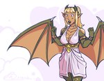 breast_expansion breasts clothing dress expansion female horn jewelry membrane_(anatomy) membranous_wings navel pregnant rapid_pregnancy solo surprise thick_thighs thigh_expansion weight_gain white_clothing white_dress wide_hips wings sinisk european_mythology mythology celraya_(izumidraco) animal_humanoid dragon dragon_humanoid horned_humanoid humanoid mythological_creature mythological_scalie scalie western_dragon winged_humanoid animated short_playtime