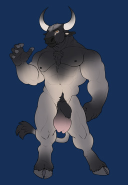 abs anatomically_correct anatomically_correct_genitalia animal_genitalia anthro balls biceps big_balls big_muscles body_hair bovid_horn bovine_horn brahman chest_hair chest_tuft digitigrade fingers front_view fully_sheathed fur genitals gradient_body hairless_balls happy_trail heavy_balls hooved_fingers hooves horn huge_balls huge_muscles lemon_testicles male muscular muscular_anthro muscular_male nipples nude nude_anthro nude_male open_hand pecs pink_balls pubes pupils raised_arm red_pupils ronan(darb) saggy_balls sheath simple_background solo tail tail_tuft transparent_background tuft uneven_balls yellow_eyes sabrecats twistedhound bovid bovine brahman_cow cattle mammal zebu absurd_res alpha_channel digital_drawing_(artwork) digital_media_(artwork) hi_res