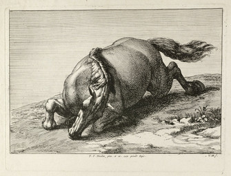 ambiguous_gender corpse death feral flower fur grass head_on_ground hill hooves lying on_front outside plant sky solo tail jan_van_huchtenburg public_domain equid equine horse mammal absurd_res ancient_art hi_res