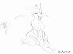2d_animation animated animated_heart animated_text anthro anthro_on_anthro anthro_penetrated anthro_penetrating anthro_penetrating_anthro artz artz_(eevee) big_breasts bouncing_breasts breasts claws cowgirl_position dragon duo eevee fan_character fangs female frame_by_frame from_front_position generation_1_pokemon heart_font heart_symbol hi_res horn interspecies larger_female larger_penetrated male male/female mammal mythological_creature mythological_scalie mythology navel nintendo nipples no_symbol on_bottom on_top penetration pokemon pokemon_(species) pokephilia profanity reptile scalie semi-anthro sex short_playtime sign size_difference smaller_male speech_bubble symbol tail teeth text thick_thighs vaginal vaginal_penetration wingless_dragon
