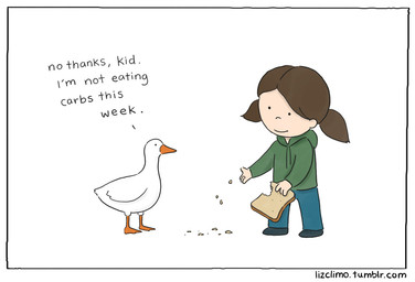 ambiguous_gender bottomwear bread clothing dialogue duo feeding feeding_birds feeding_ducks female feral food footwear hoodie humor pants shoes simple_background talking_feral text topwear white_background young liz_climo anatid anseriform avian bird duck human mammal english_text url
