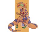 anthro bikini breasts claws clothing cookie dessert female fingers food footwear ice_cream living_hair pseudo_hair sitting_on_tail snake_hair solo swimwear tail tongue two-piece_swimsuit zed-s crocs vanessa_(zed-s) reptile scalie snake 2023 absurd_res digital_media_(artwork) hi_res