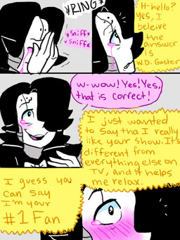blush clothed clothing comic crying digital_media_(artwork) english_text hair humanoid machine male mettaton not_furry nsfwshamecave robot tears text undertale video_games

Rating: Safe
Score: 4
User: Mettaton
Date: February 22, 2016