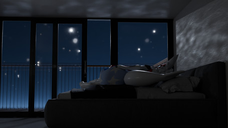 anthro big_diaper clean_diaper clothed clothing diaper diaper_fetish fur machine male night shark_tail solo tail touching_diaper wearing_diaper white_body white_fur xela_strawberry protogen 16:9 3d_(artwork) digital_media_(artwork) hi_res widescreen