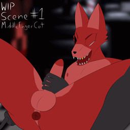 anthro anus balls butt eye_patch eyewear genitals humanoid_genitalia humanoid_penis machine male masturbation nude penis pirate presenting presenting_anus solo middlefingercat five_nights_at_freddy's scottgames foxy_(fnaf) canid canine fox mammal robot 1:1 2d_animation animated loop preview unfinished