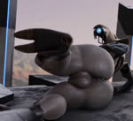 anus ball_squeeze ball_squish balls big_balls big_butt butt femboy genitals lying machine male on_model_audio on_side seductive solo squish thick_thighs wide_hips morethreedee sound_warning bioware electronic_arts mass_effect alien geth humanoid robot 3d_(artwork) 3d_animation animated digital_media_(artwork) short_playtime sound webm