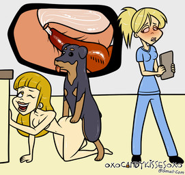 all_fours being_watched bestiality blonde_hair blush canine clothed clothing clotjing cum cum_inside dog doggystyle erection female female_on_feral feral from_behind_position hair human human_on_feral internal interspecies male male/female mammal mounting nude oxocandykissesoxo penetration penis sex tongue tongue_out
Rating: Explicit
Score: 2
User: Pasiphaë
Date: July 27, 2017 all_fours being_watched bestiality blonde_hair blush canine clothed clothing clotjing cum cum_inside dog doggystyle erection female female_on_feral feral from_behind_position hair human human_on_feral internal interspecies male male/female mammal mounting nude oxocandykissesoxo penetration penis sex tongue tongue_out
Rating: Explicit
Score: 2
User: Pasiphaë
Date: July 27, 2017