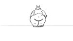 anthro attack belly big_belly big_butt big_moobs butt butt_bump first_person_view huge_belly huge_butt male moobs obese obese_anthro obese_male overweight overweight_anthro overweight_male running simple_background white_background kazecat julian_(kazecat) common_hippopotamus hippopotamid mammal 16:9 2013 animated greyscale monochrome short_playtime widescreen