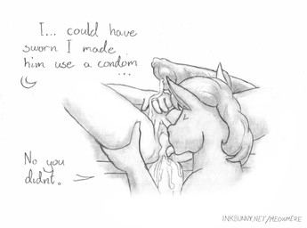 after_vaginal animal_genitalia animal_penis anthro bodily_fluids clitoris cuckold cum cum_from_vagina cum_in_vagina cum_inside cunnilingus dialogue ejaculation equine_genitalia equine_penis eyes_closed felching female fingers fur genital_fluids genitals group hair leaking_cum licking_cum lying male male/female nude on_back open_mouth oral penis sex simple_background spread_legs spreading tail text tongue tongue_out trio vaginal vulva meowmere equid equine horse mammal english_text hi_res monochrome url