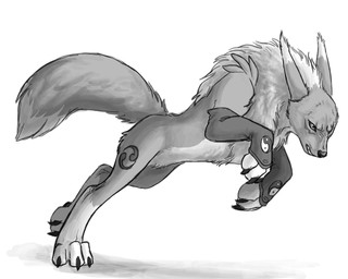 autumnsunrise canine digimon female feral fox greyscale mammal mane monochrome pouncing renamon solo
Rating: Safe
Score: 14
User: Strother
Date: January 26, 2014