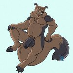 anthro balls belly fangs foreskin fur genitals humanoid_genitalia humanoid_penis male musclegut muscular muscular_anthro muscular_male nude pecs penis pose simple_background slightly_chubby slightly_chubby_anthro slightly_chubby_male smile solo tail teeth whiskers conditional_dnp electroporn binturong mammal viverrid 1:1 digital_media_(artwork) hi_res pinup sketch