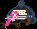 bench blue_eyes cutie_mark female feral fur hair keyboard_instrument musical_instrument on_bench organ_(musical_instrument) pink_body pink_fur pink_hair simple_background smile solo transparent_background sakatagintoki117 friendship_is_magic hasbro my_little_pony pinkie_pie_(mlp) earth_pony equid equine horse mammal pony 2013 absurd_res alpha_channel hi_res