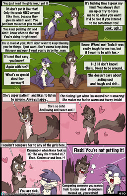 angry animal_genitalia anthro black_body black_fur brown_nose dialogue dipstick_tail duo feet fingerless_(marking) fully_sheathed fur genitals grass heart_symbol jewelry male markings necklace nude_anthro nude_male outside plant profanity purple_body purple_fur purple_nose sheath tail tail_markings text toeless_(marking) whiskers yellow_eyes fuf flash_(fuf) flint_(fuf) mammal mink mustelid musteline otter true_musteline weasel 2025 absurd_res comic english_text hi_res