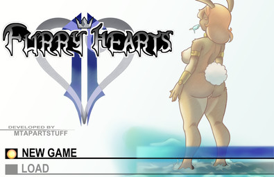 anthro breasts butt female gaming nude nude_female parody solo mtapartstuff kingdom_hearts square_enix citrine_(mtapartstuff) lagomorph leporid mammal rabbit digital_media_(artwork) hi_res