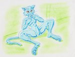 anthro blue_goo clothed clothing costume facial_hair feet forced forced_transformation gag goo_suit goo_transformation hindpaw latex male mask mustache paw_mitts pawpads paws permanent resisting solo spread_legs spreading stretching struggling toysuit transformation whiskers andrade-iv domestic_cat felid feline felis human living_latex mammal living_(disambiguation) absurd_res hi_res