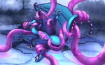 absurd_res anal anal_penetration bdsm claws dragon foxpit genitals hans_spee hi_res horn male mythological_creature mythological_scalie mythology paws penetration penis scalie sex solo spread_legs spreading tentacle_in_ass tentacle_penetration tentacle_sex tentacles wings