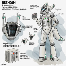 1990s_theme cybernetics diagram machine product_design protogen_visor retro robotic vintage_computer cargoweasel android cyborg robot robot_anthro