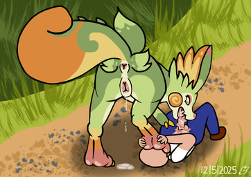 anus bestiality bodily_fluids butt dominant dominant_female dominant_feral duo fellatio female feral feral_penetrated genital_fluids genitals human_on_feral human_penetrating human_penetrating_feral interspecies male male/female oral paws penetration penile presenting presenting_anus presenting_hindquarters presenting_vulva raised_tail sex tail tail_anus vaginal_fluids vulva spicyboi101_(artist) genshin_impact mihoyo human mammal saurian_(genshin_impact) yumkasaurus absurd_res hi_res