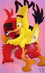 after_anal after_sex anal anal_penetration anthro bodily_fluids cum cum_from_ass cum_in_ass cum_inside duo genital_fluids liquid male male/male penetration simple_background nietvart angry_birds rovio_entertainment sega chuck_(angry_birds) red_(angry_birds) avian bird digital_media_(artwork) hi_res