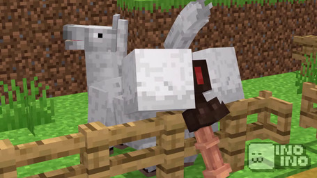 animal_genitalia animal_penis anus backsack balls big_balls big_butt big_penis black_eyes bouncing_balls bouncing_butt butt darkened_anus equine_anus equine_genitalia equine_penis fence feral fur genitals grass heart_symbol huge_penis looking_at_viewer looking_back looking_back_at_viewer male male_feral medial_ring on_grass on_ground outside penis plant presenting presenting_anus presenting_hindquarters puffy_anus quadruped raised_tail rear_view shaking_butt solo tail text thick_thighs three-quarter_view white_body white_ears white_fur white_tail onoono microsoft minecraft mojang xbox_game_studios equid equine horse horse_(minecraft) mammal 16:9 2025 3d_(artwork) 3d_animation animated artist_name blender_(artwork) blender_eevee_(artwork) digital_media_(artwork) english_text hi_res high_framerate no_sound short_playtime video watermark widescreen