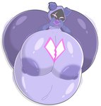 anthro areola belly big_belly big_breasts big_butt big_nipples breasts butt drop_shadow female glistening glistening_body glistening_breasts glistening_butt high-angle_view holding_object huge_belly huge_breasts huge_butt huge_hips huge_thighs hyper hyper_belly hyper_breasts hyper_butt hyper_hips inflation markings multicolored_body nipples nude purple_body simple_background solo thick_thighs two_tone_body white_background wide_hips zaclyn epic_games fortnite raven_team_leader bear mammal 2025 digital_drawing_(artwork) digital_media_(artwork) hi_res