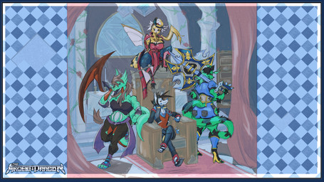 altar antennae_(anatomy) anthro apron armwear arthropod_abdomen belt black_hair blue_eyes bookshelf bottomwear breasts brown_eyes brown_hair candlestick cape carpet chair charge_blade checkered checkered_background checkered_floor claws clothed clothing compound_eyes cowlick cropped_hoodie crossed_legs curtains curtains_open denim denim_bottomwear denim_clothing denim_shorts digit_ring dragon_wings elbow_gloves female finger_claws fingerless_gloves fleur-de-lis flower footwear freckled_arms freckled_breasts freckles fur furniture gloves group hair handwear harem heart_(marking) high_heels holding_object holding_weapon insect_wings invertebrate_proboscis jeans jewelry laces leaning leaning_forward leaning_on_object leggings legwear logo long_tail looking_at_viewer male markings melee_weapon mouth_closed multicolored_body multicolored_fur multicolored_hair muscular muscular_female on_chair open_mouth pants pattern_background pillar plant pockets ponytail posing_for_picture proboscis_(anatomy) purple_eyes rapier red_mage_(bravely_default) ring rose_(flower) scales shirt shoes shorts simple_background sitting sitting_on_chair sitting_on_throne snout spread_legs spreading standing straps sword tail tank_top tassets throne throne_room toe_claws toeless_footwear topwear ventral_scales weapon wedding_ring window wings yellow_sclera the-argent-dragon nintendo pokemon bibs_(mitch-kun) bille_(mitch-kun) fan_character mitch-kun_(mitch-kun) rucie_(mitch-kun) arthropod bee_fly cutiefly fly_(animal) generation_3_pokemon generation_7_pokemon incineroar insect latios legendary_pokemon pokemon_(species) salamence shiny_pokemon 16:9 album_cover colored cover digital_media_(artwork) hi_res shaded watermark widescreen