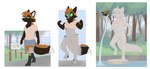 3_toes ?! anthro anthro_to_inanimate bar_emanata base_one_layout basic_sequence brown_body brown_fur clothed clothed_to_nude clothing clothing_loss cross-popping_vein dipstick_tail emanata expression_avatar featureless_crotch feet female fully_clothed fully_clothed_to_nude fur hair iconography inanimate_transformation instruction instruction_on_sign linear_sequence markings navel nude one_row_layout orange_body orange_fur orange_hair petrification planted_sign shirt sign signpost solo tail tail_markings text three_frame_image three_frame_sequence toes topwear transformation transformation_mechanism transformation_sequence warning_sign fauvfox canid canine fox mammal absurd_res english_text hi_res sequence