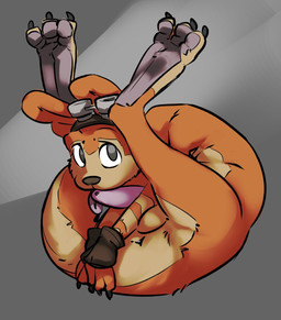 animal_genitalia anthro anus auto_penis_lick balls butt claws clothing erection eyewear eyewear_on_head feet fingerless_gloves fur genitals gloves goggles goggles_on_head handwear licking looking_at_viewer male masturbation nude oral oral_masturbation orange_body orange_fur pawpads paws penile penile_masturbation penis penis_lick raised_paw self_lick sex sheath simple_background solo tail toes tongue tongue_out mindkog jak_and_daxter naughty_dog sony_corporation sony_interactive_entertainment daxter hybrid mammal mustelid musteline otter ottsel true_musteline weasel colored digital_media_(artwork) hi_res shaded