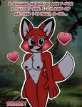 anthro blush breasts female fur genitals in_heat looking_at_viewer nipples nude open_mouth pussy solo snakeythingy disney the_fox_and_the_hound vixey_(tfath) canid canine fox mammal red_fox true_fox