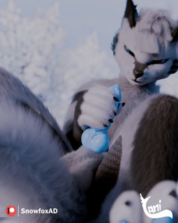 animal_genitalia animal_penis anthro balls blue_penis bodily_fluids canine_genitalia canine_penis cum cum_on_self genital_fluids genitals knot male masturbation moan orgasm penile penile_masturbation penis solo yanibutspicy spicygaydog_(va) snowfoxyani canid canine fox mammal rexouium 3d_(artwork) 3d_animation 4:5 absurd_res animated digital_media_(artwork) hi_res huge_filesize short_playtime sound video