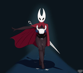 ambiguous_gender anal animal_genitalia anthro balls big_breasts black_body blue_nipples bodily_fluids breasts cloak clothing cum cum_in_ass cum_inside duo equine_genitalia genital_fluids genitals gynomorph intersex intersex/ambiguous mask melee_weapon mostly_nude mostly_nude_gynomorph nipples penis size_difference sword weapon capitanharisma hollow_knight_(franchise) team_cherry hornet_(hollow_knight) the_knight_(hollow_knight) arthropod vessel_(species) absurd_res alternate_version_at_source hi_res half_sister_(lore) incest_(lore) sibling_(lore) sister_(lore)