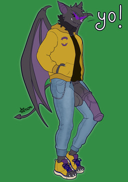 animal_genitalia animal_penis anthro asperthebat balls big_balls big_penis bottomwear clothing denim denim_bottomwear denim_clothing equine_genitalia equine_penis footwear genitals grin huge_balls huge_penis jeans male neck_tuft pants penis pubes shoes smile sneakers solo sweater topwear tuft wings anonstar_(artist) bat mammal absurd_res hi_res