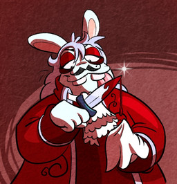 4_fingers anthro arms_bent black_eyebrows black_eyes black_facial_hair black_mustache buckteeth cloth clothed clothed_anthro clothed_male clothing cravat eyebrows facial_hair fingers food food_on_knife fur glint grey_hair hair half-closed_eyes holding_cloth holding_knife holding_object jelly_(food) knife light long_ears long_hair male male_anthro markings mole_(marking) mustache narrowed_eyes noseless overweight overweight_anthro overweight_male pink_tongue red_background red_clothing red_eyelids red_shirt red_suit red_topwear shirt simple_background solo suit tan_inner_ear teeth tongue tongue_out topwear white_body white_cravat white_fur randomrabbidramblings mario_bros mario_plus_rabbids_kingdom_battle nintendo raving_rabbids rayman_(series) ubisoft phantom_of_the_bwahpera ghost hybrid lagomorph mammal rabbid spirit 2023 colored crossover digital_drawing_(artwork) digital_media_(artwork) english_description half-length_portrait lighting portrait shaded