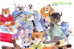 anthro clothed clothing countershading female fully_clothed fur group horn male police police_uniform text uniform miley disney zootopia benjamin_clawhauser chief_bogo dawn_bellwether finnick_(zootopia) flash_slothmore gazelle_(zootopia) judy_hopps koslov_(zootopia) leodore_lionheart nick_wilde yax antelope bear bovid bovine canid canine cape_buffalo caprine cheetah felid feline fennec_fox fox gazelle lagomorph leporid lion mammal pantherine pilosan polar_bear rabbit red_fox sheep sloth three-toed_sloth tiger true_fox ursine xenarthran yak absurd_res english_text hi_res signature