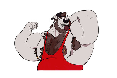 anthro areola armpit_fetish armpit_hair backwards_baseball_cap backwards_hat barazoku barbell_piercing baseball_cap beard belly biceps big_nipples body_hair chest_hair clothing facial_hair flexing hand_behind_head hat headgear headwear looking_at_viewer male musclegut muscular muscular_anthro muscular_male nipple_barbell nipple_piercing nipples pecs piercing raised_arm shirt simple_background smile solo tank_top tongue tongue_out topwear white_background white_body tcw tcw_(character) bear mammal polar_bear ursine hi_res