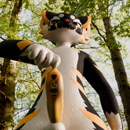 anthro body_in_urethra cock_vore duo forest genitals heterochromia macro male male/male micro penile penis plant size_difference smug_face tree vore peq42 mr.foxboys peq_(peq42) felid feline mammal mayu_(azuki) 1:1 3d_(artwork) digital_media_(artwork) hi_res