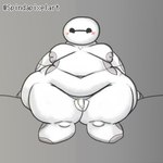 1:1 2022 anthro areola axoarts balls baymax belly big_belly big_hero_6 biped black_eyes blush disney flaccid foreskin front_view genitals grey_background huge_thighs humanoid_genitalia humanoid_penis long_foreskin machine male moobs navel nipples nude obese obese_anthro obese_male overweight overweight_anthro overweight_male penis robot short_stack simple_background small_penis solo thick_thighs unretracted_foreskin