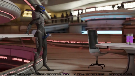 bodily_fluids cum ejaculation exhibitionism genital_fluids genitals male masturbation nude penis public public_masturbation public_nudity side_view solo standing scoota bioware electronic_arts mass_effect horans_(maomucalinda) alien turian 16:9 3d_(artwork) 3d_animation animated digital_media_(artwork) no_sound short_playtime webm widescreen