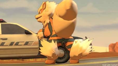 animal_genitalia animal_vulva anus black_anus breath canine_genitalia canine_vulva car female feral fluffy fluffy_tail genitals motor_vehicle outside panting police police_car police_vehicle presenting presenting_vulva road solo tail tail_motion tailwag vehicle vulva fang-and-fantasy nintendo pokemon arcanine generation_1_pokemon pokemon_(species) 16:9 3d_(artwork) 3d_animation animated digital_media_(artwork) hi_res high_framerate short_playtime sound source_filmmaker_(artwork) video widescreen