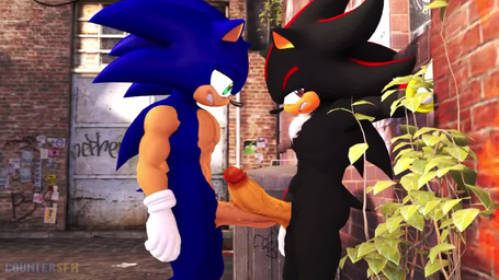 against_surface against_wall alley annoyed anthro balls big_penis chuckling clenched_teeth duo erection eye_contact frottage genitals glans humanoid_genitalia humanoid_penis looking_at_another looking_away male male/male moan multicolored_penis penile penis penises_touching sex smug_grin standing teeth two_tone_penis vein veiny_penis countersfm kgf_kiko_(va) lewddmon_(va) opennsfwsp_(va) sega sonic_the_hedgehog_(series) shadow_the_hedgehog sonic_the_hedgehog eulipotyphlan hedgehog mammal 16:9 3d_(artwork) 3d_animation animated digital_media_(artwork) loop short_playtime sound video widescreen