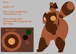 anthro areola belly big_breasts big_butt biped black_body black_fur breasts brown_body brown_ears brown_fur brown_tail butt ear_markings female fur gloves_(marking) green_eyes hair huge_butt huge_hips huge_thighs leg_markings markings multicolored_body multicolored_ears multicolored_fur multicolored_hair nipples overweight overweight_anthro overweight_female paws socks_(marking) solo striped_body striped_fur striped_markings striped_tail stripes tail tail_markings tan_areola tan_body tan_ears tan_fur tan_hair tan_nipples tan_tail thick_thighs two_tone_body two_tone_ears two_tone_fur two_tone_hair two_tone_tail wide_hips chip_at_night tanuki_casey_(chip_at_night) canid canine mammal raccoon_dog tanuki 2021 character_name hi_res model_sheet