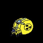 8_legs >_< blue_eyes blush blush_lines dizzy_eyes eyes_closed hyper hyper_abdomen hyper_inflation inflation simple_background transparent_background yellow_body areoants ix-37 arachnid arthropod spider 1:1 2016 alpha_channel animated digital_media_(artwork) low_res pixel_(artwork) pixel_animation short_playtime
