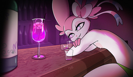 anthro femboy fur male solo white_body odeko-yma nintendo pokemon pokemon_mystery_dungeon spike_chunsoft eeveelution generation_6_pokemon mammal pokemon_(species) sylveon 2026 digital_media_(artwork) hi_res