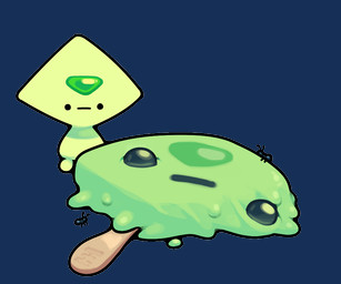 ambiguous_gender armless character_popsicle dot_eyes feral food forehead_gem gem gumball_(candy) melting micro not_furry peridot_(gem) popsicle simple_eyes solo toony yellow_body discount-supervillain cartoon_network steven_universe smolidot ant arthropod gem_(species) hymenopteran insect peridot_(gem_species) 6:5 alpha_channel digital_media_(artwork)