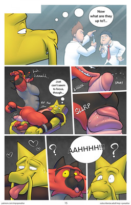 3_fingers 3_toes 5_fingers anthro big_penis biped black_hair black_stripes bodily_fluids border bound brown_body brown_hair brown_skin clothing coat duo feet fellatio fingers fur genital_fluids genitals grey_background hair heart_symbol holding_object huge_penis humanoid_genitalia humanoid_penis lab_coat licking long_tail lying male male/male markings muscular muscular_anthro muscular_male necktie on_back on_top onomatopoeia open_mouth oral pecjob pecs penile penis penis_in_mouth penis_lick pink_penis pink_tongue precum question_mark red_body red_fur red_nose red_tail restrained_arms saliva sex simple_background sound_effects speech_bubble striped_body striped_markings striped_tail stripes sweat tail tail_markings teeth text toes tongue tongue_out topwear white_border yellow_body yellow_eyes yellow_skin doost nintendo pokemon alakazam generation_1_pokemon generation_7_pokemon human incineroar mammal pokemon_(species) 2024 absurd_res comic english_text hi_res url